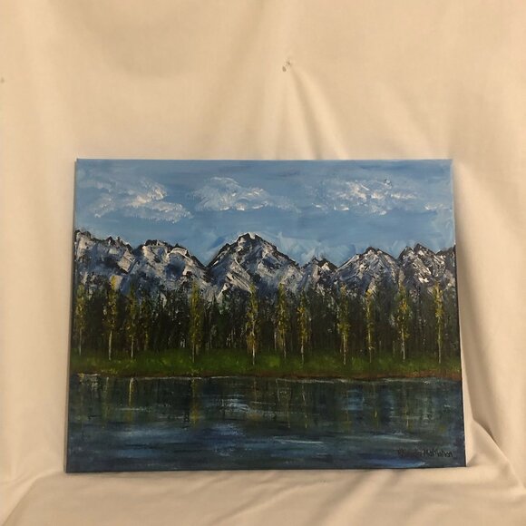 Aspen Tree and Mountain Landscape - Picture 2 of 8